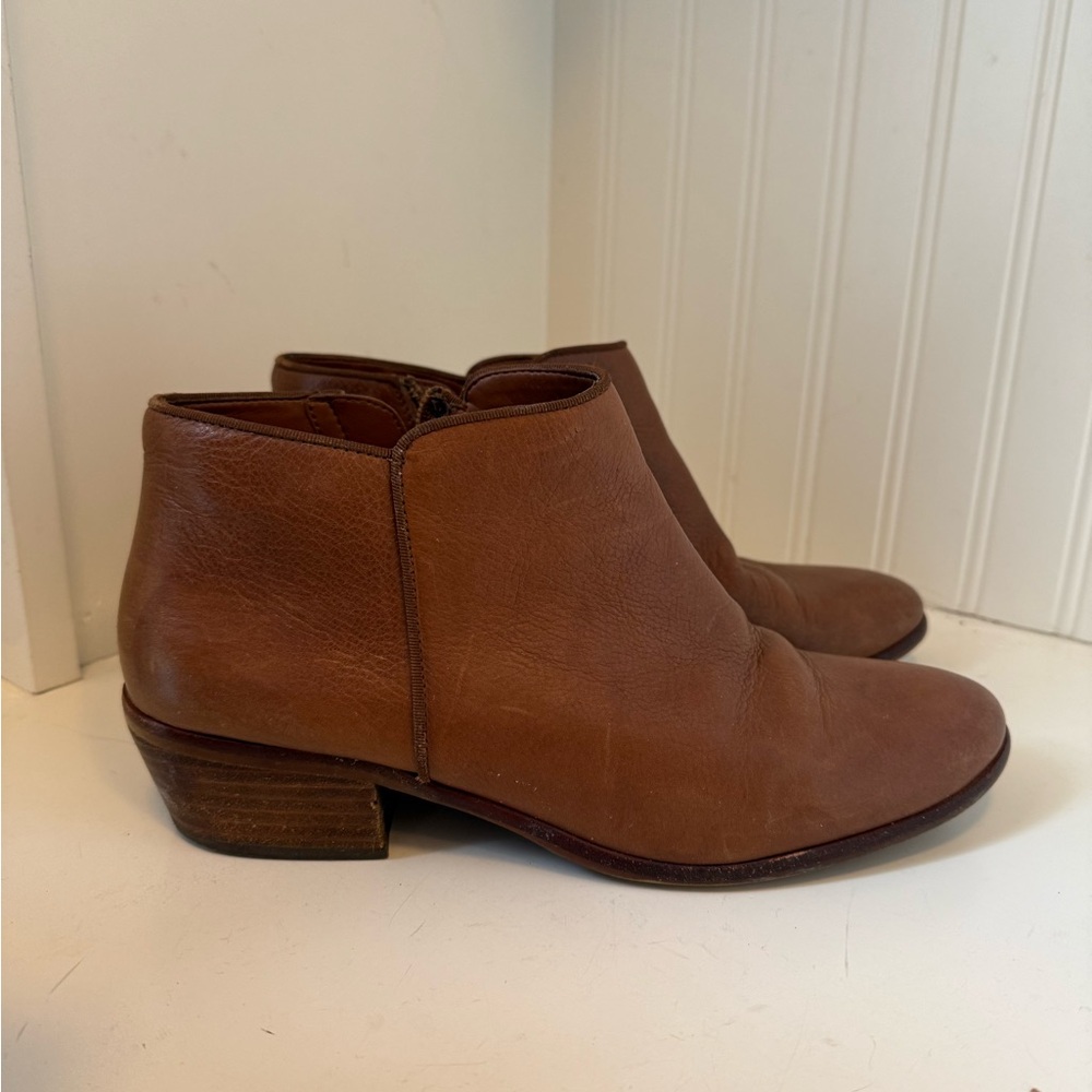 Sam Edelman Brown Leather Ankle Boots 9.5M